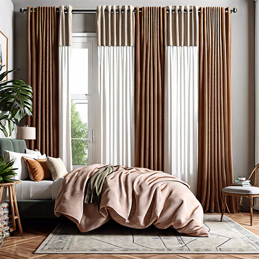 layered curtains