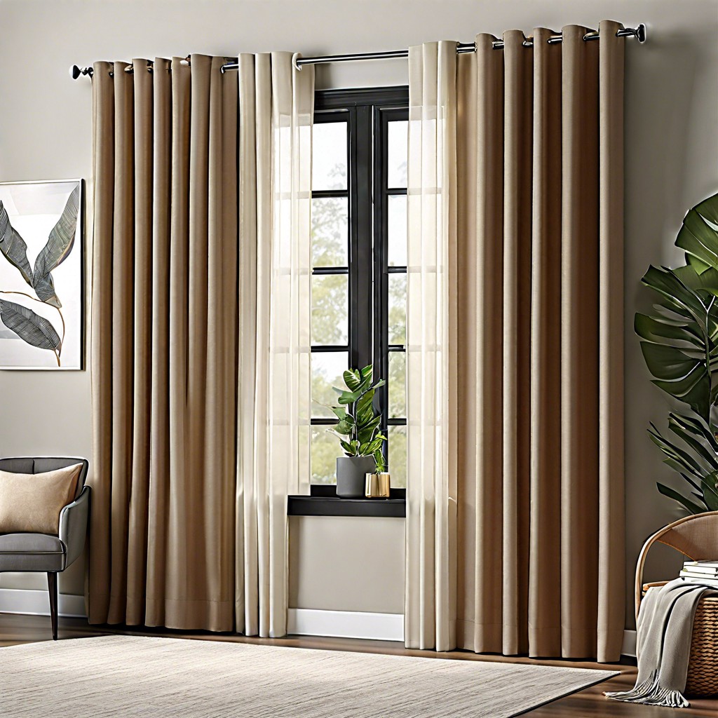 layered curtains