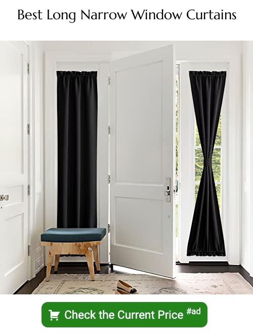 long narrow window curtains