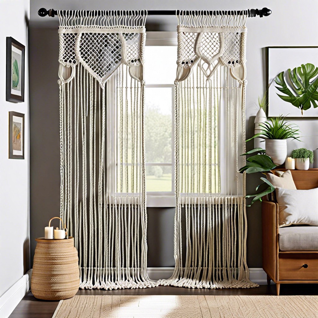 macrame curtain