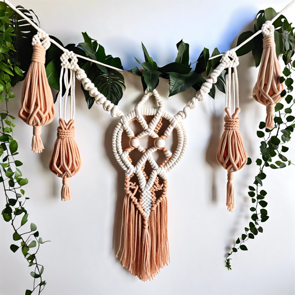 macrame hanging decorations