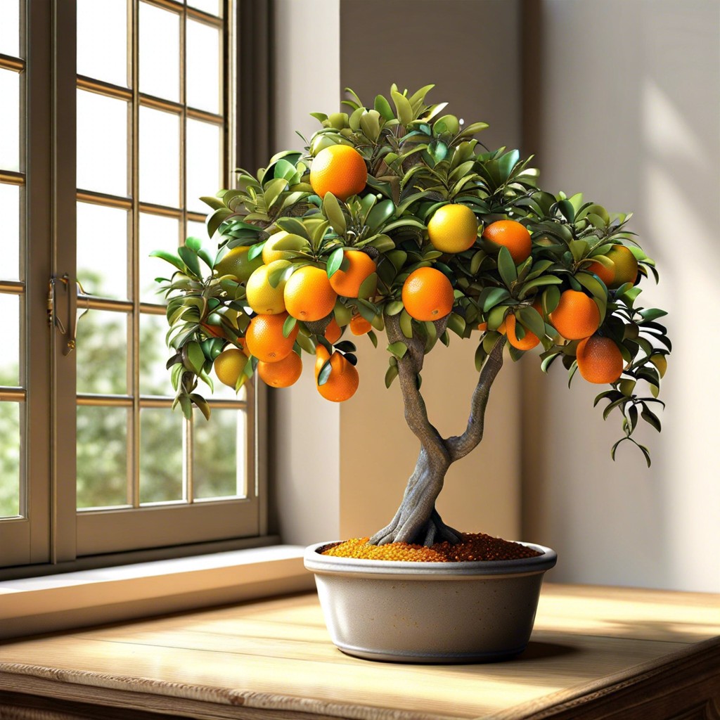 miniature citrus trees