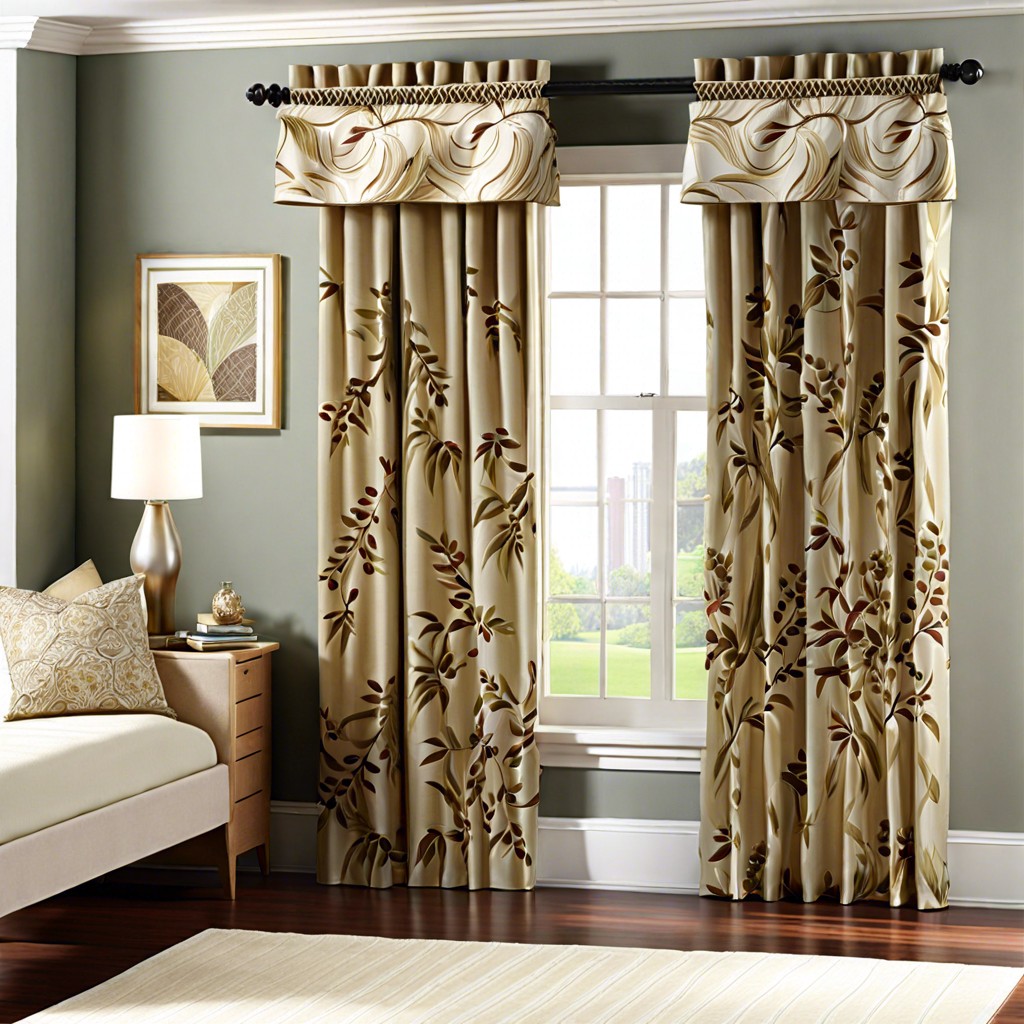 patterned valances