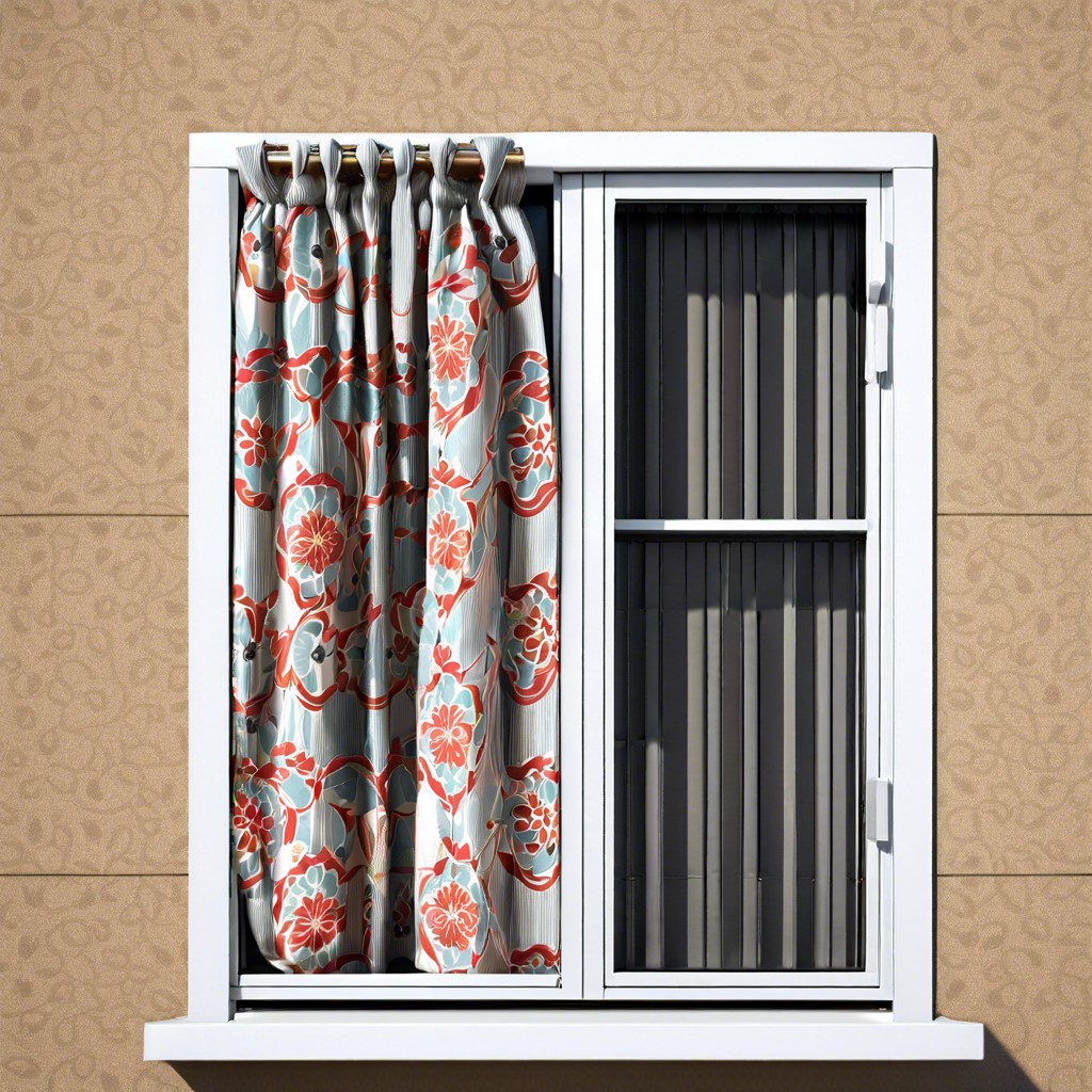 pretty patterned curtains