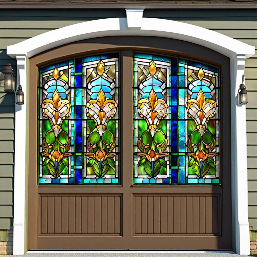 stained glass decals