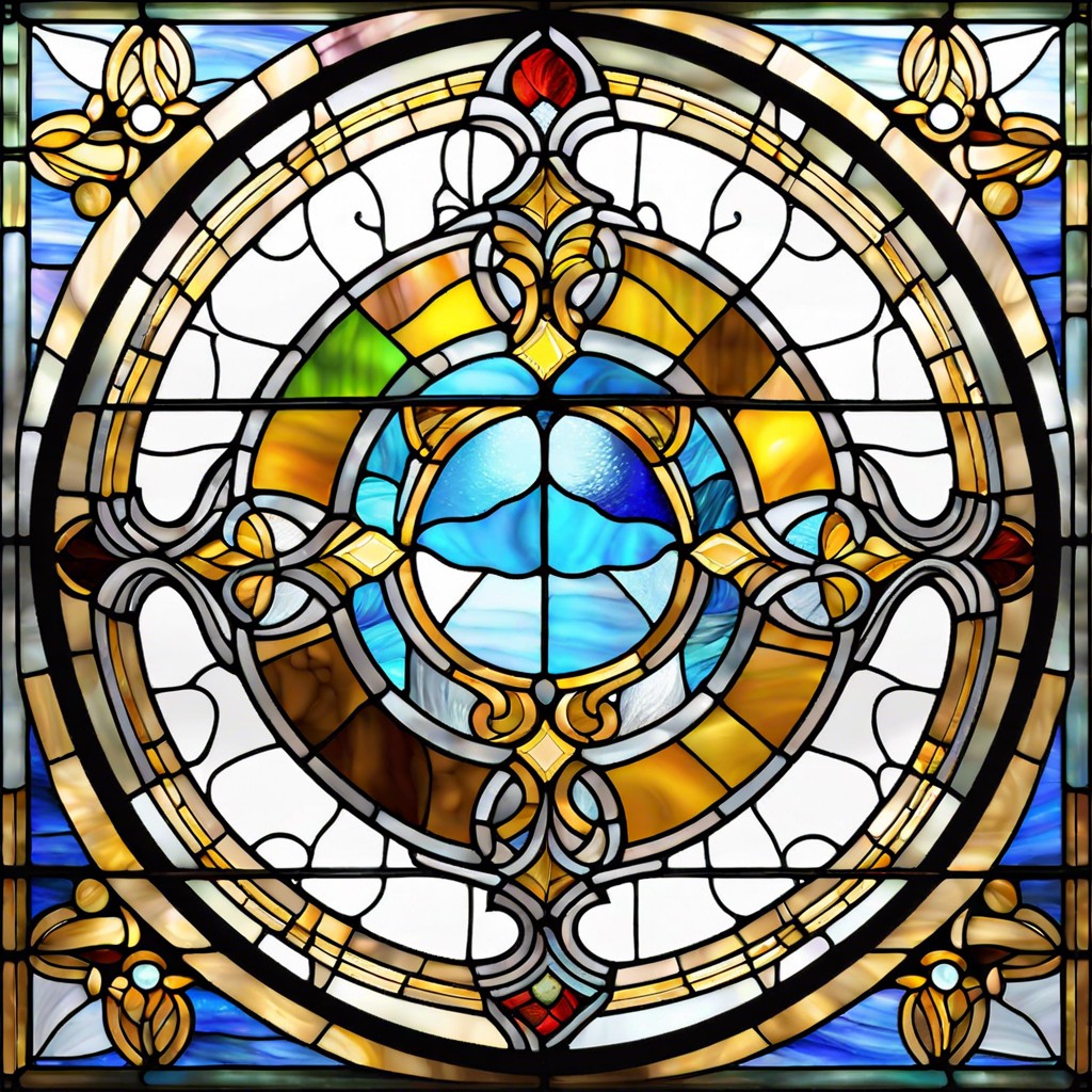 stained glass panels