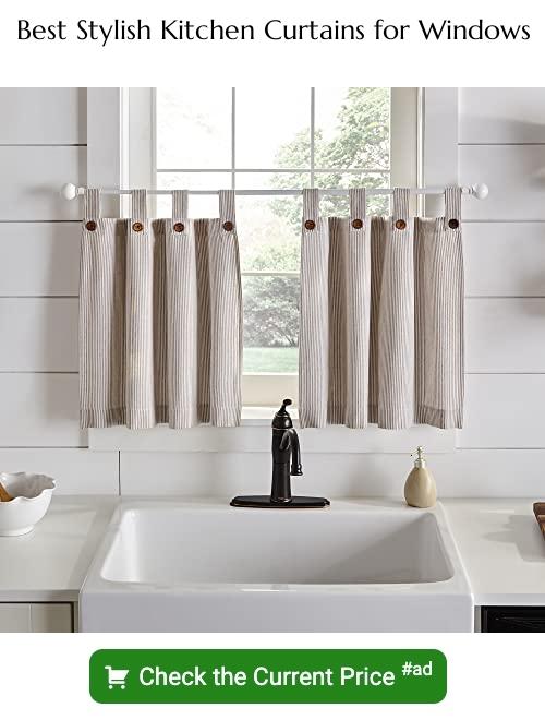 stylish kitchen curtains for windows