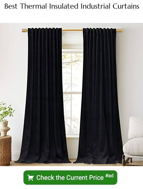 thermal insulated industrial curtains