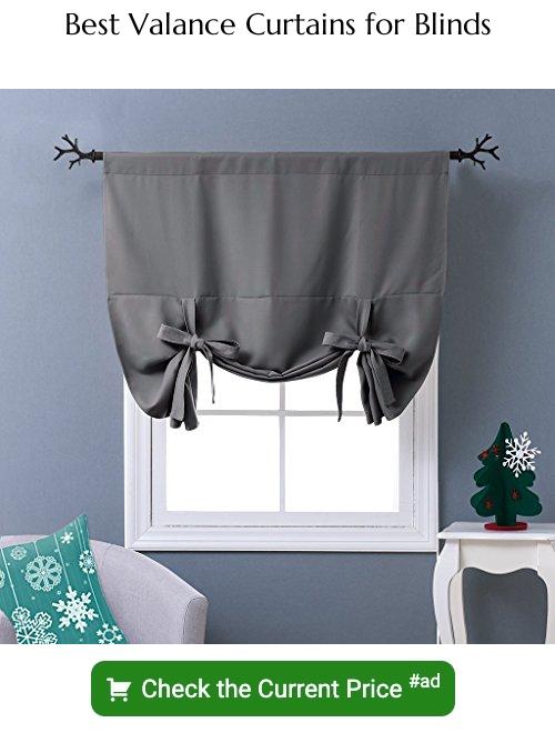valance curtains for blinds