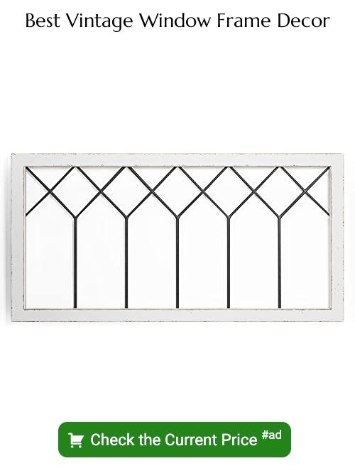 vintage window frame decor