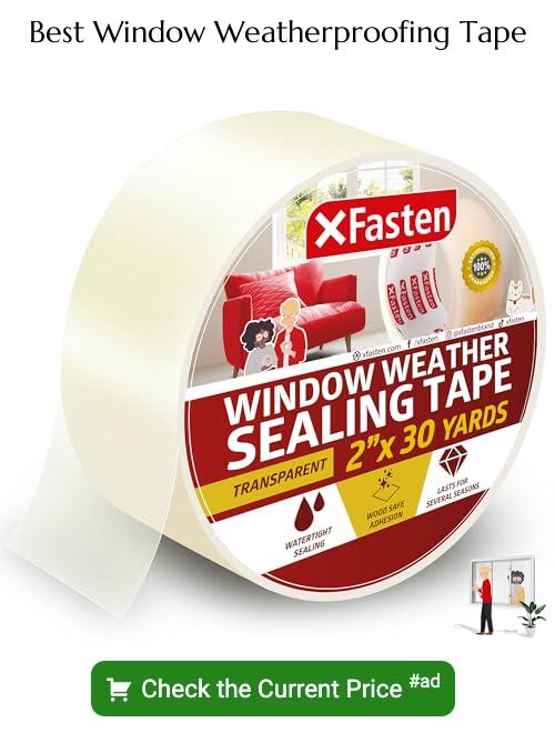window weatherproofing tape