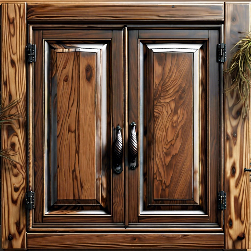 rustic cabinet door