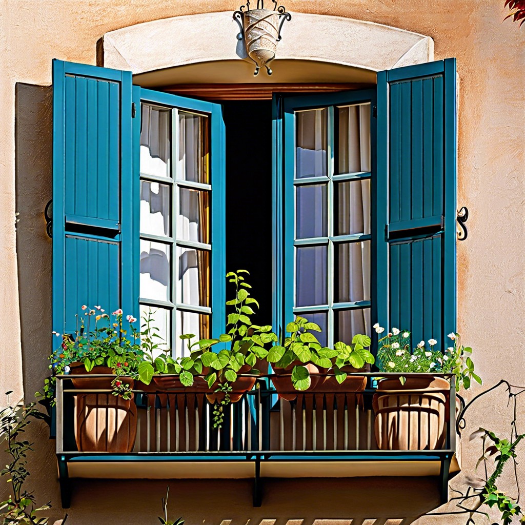 french windows with juliet balconies