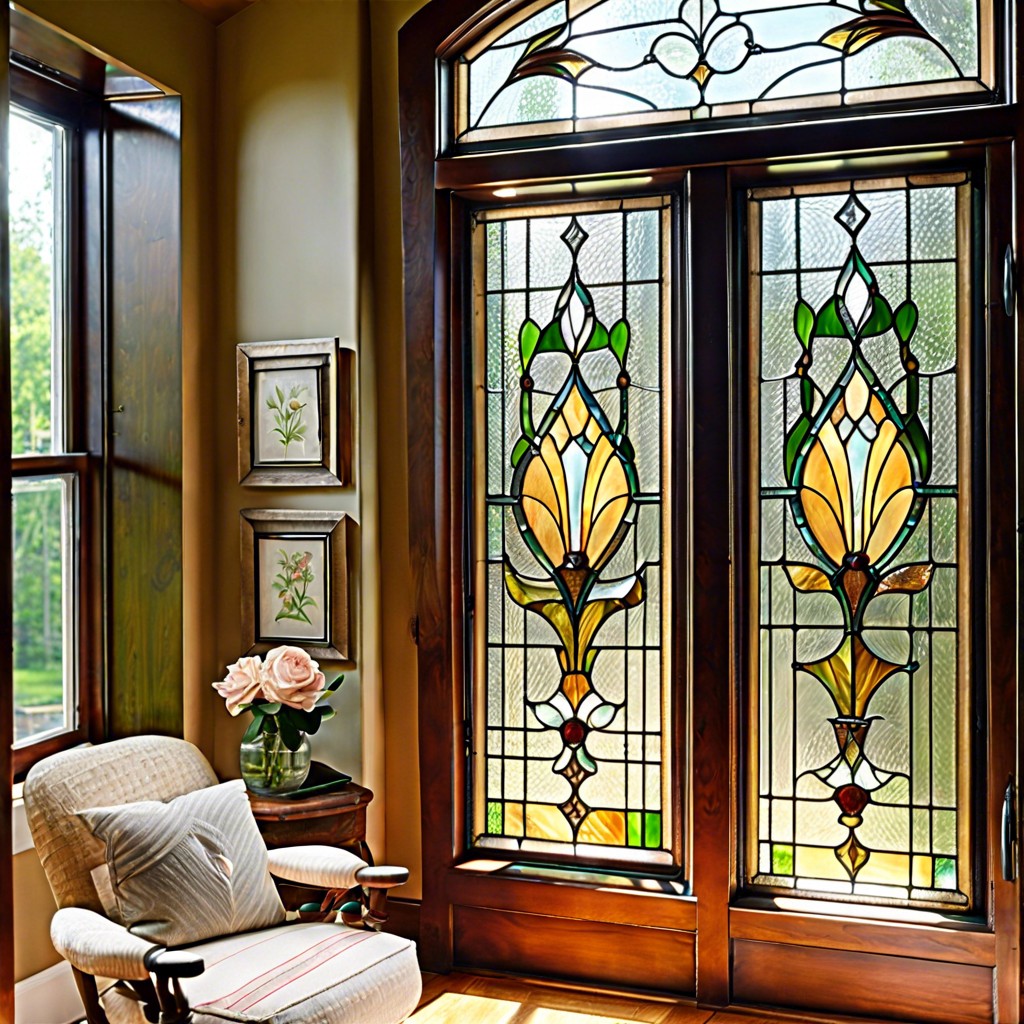 leaded glass windows