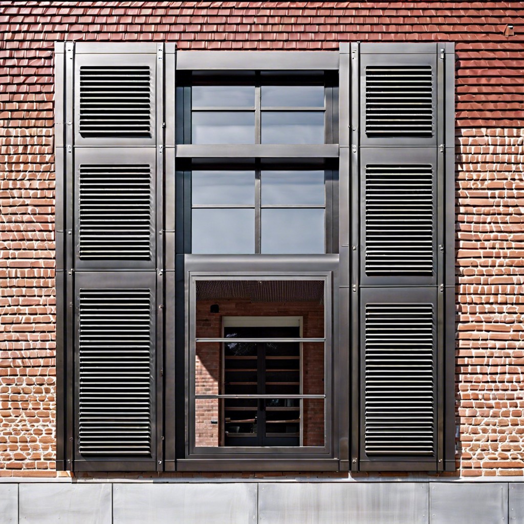 industrial steel mesh shutters