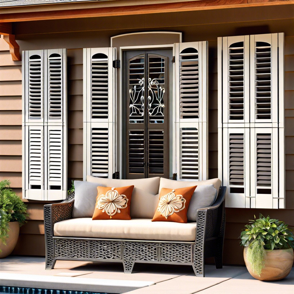 decorative cutout shutters