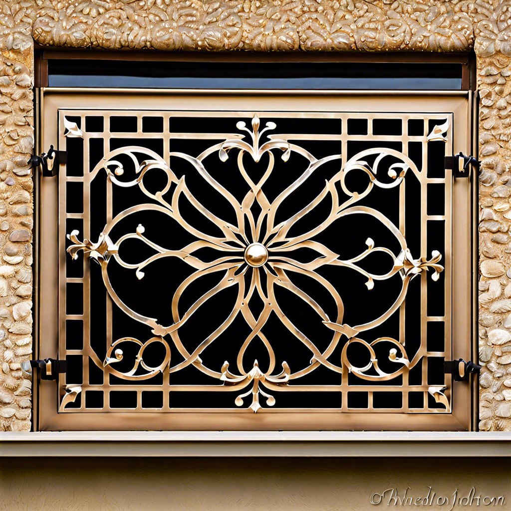 decorative metal grilles