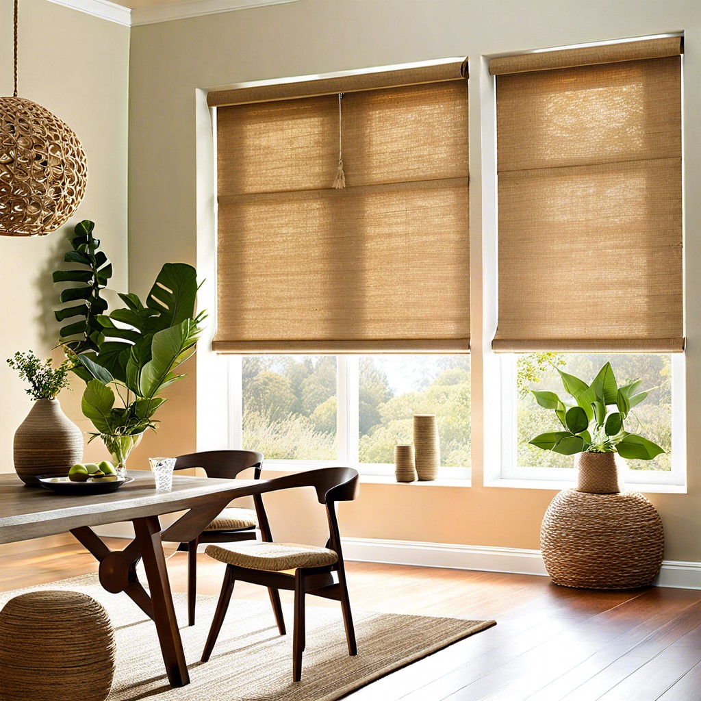 eco friendly jute blinds