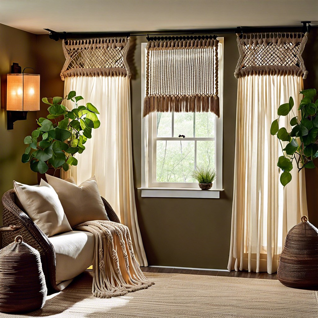 macrame curtains