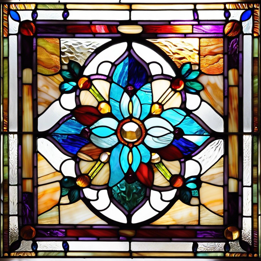 stained glass inserts