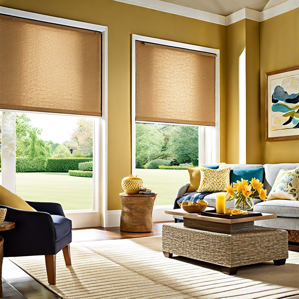 textured fabric panel blinds