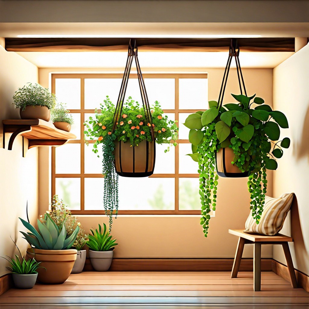 hanging indoor planter box