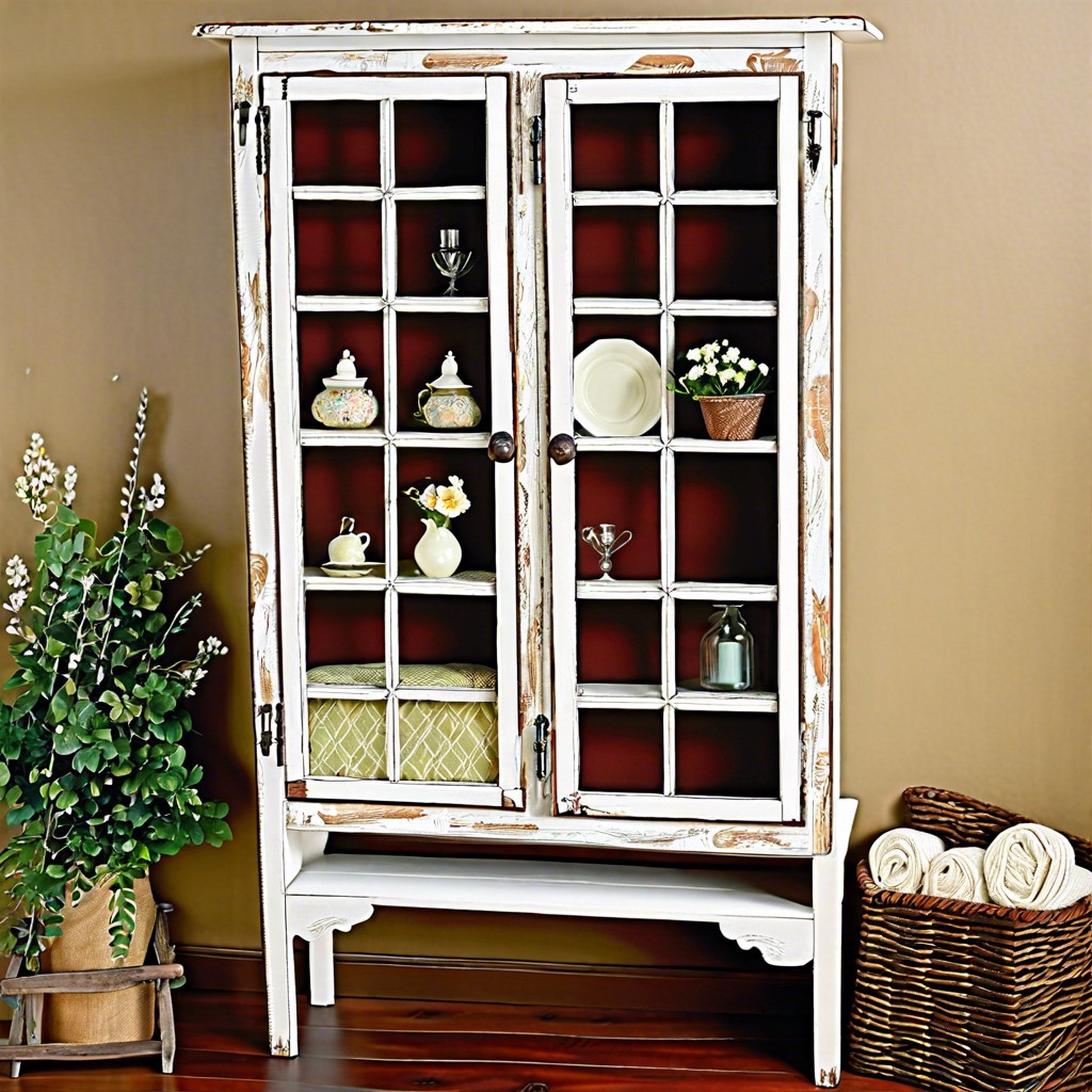 quilt display cabinet