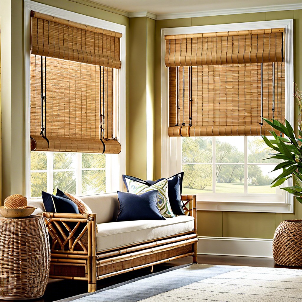 bamboo roller shades