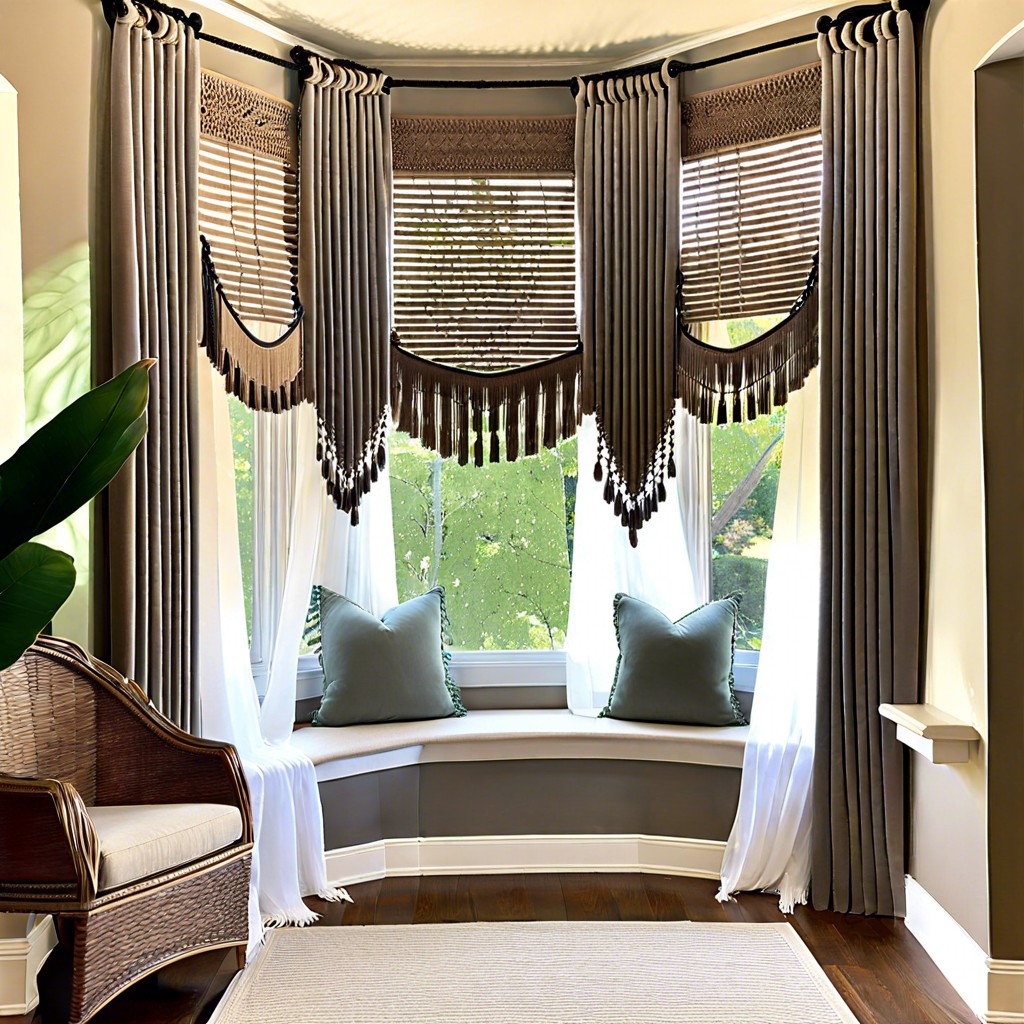 macrame fringe drapes