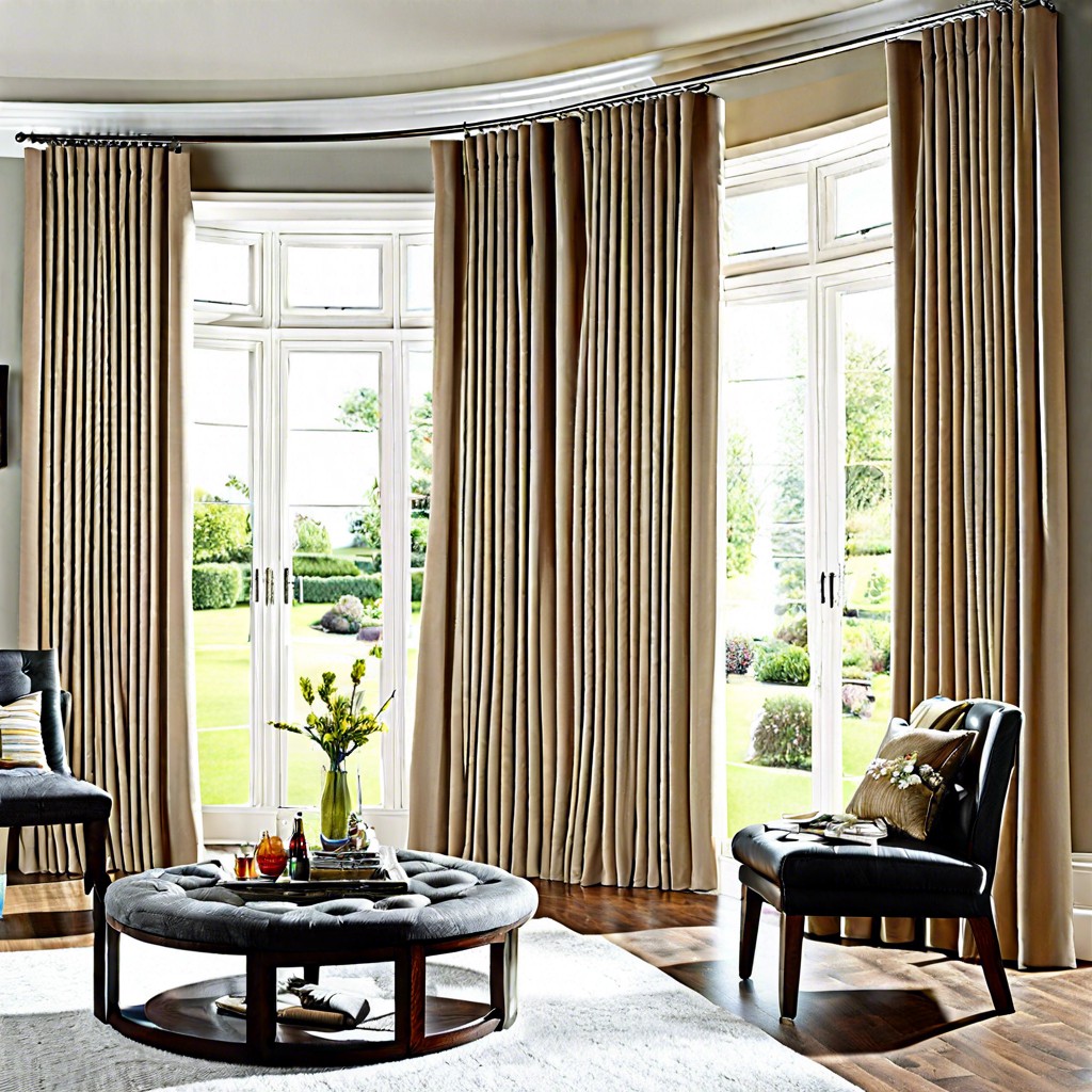 15 Curtains Bay Window Ideas for a Stylish Home