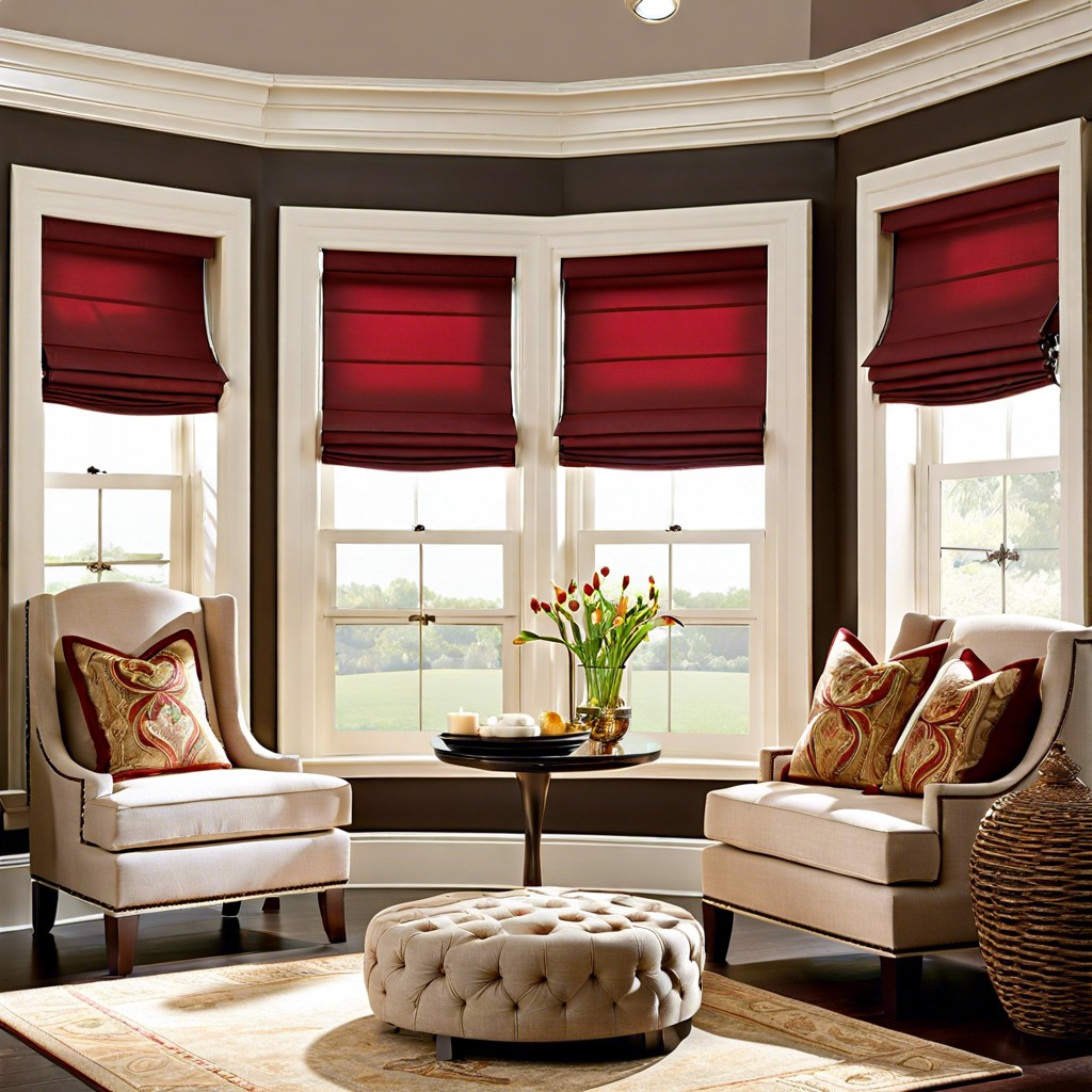 roman shades mix