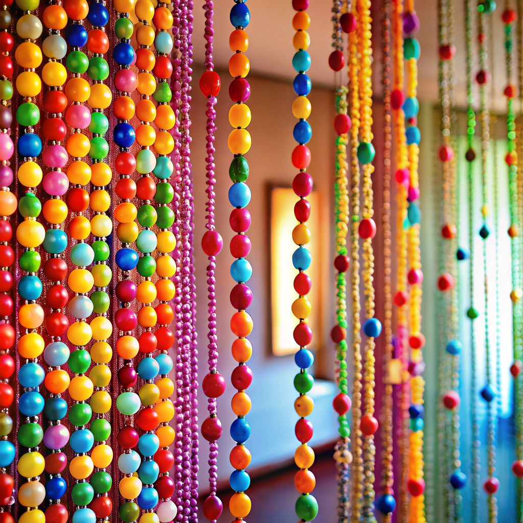 beaded curtain