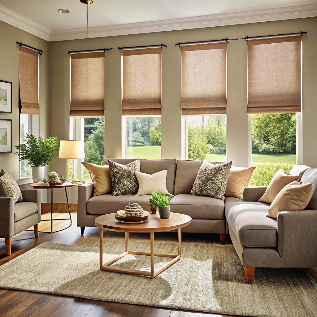 fabric roller shade