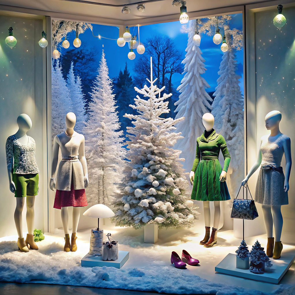 seasonal storybook scene