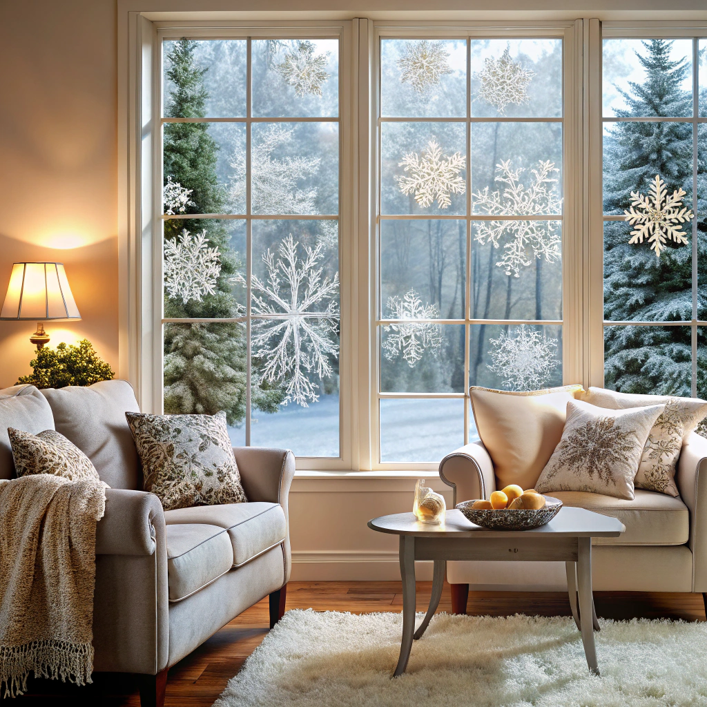 frosted window clings
