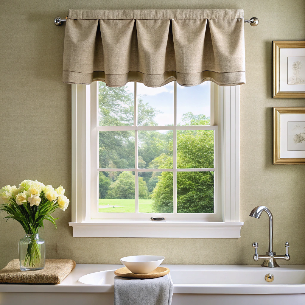 linen valance