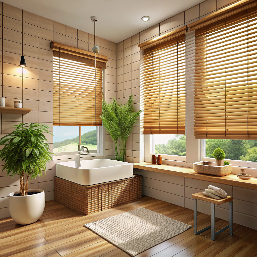 roll up bamboo blinds