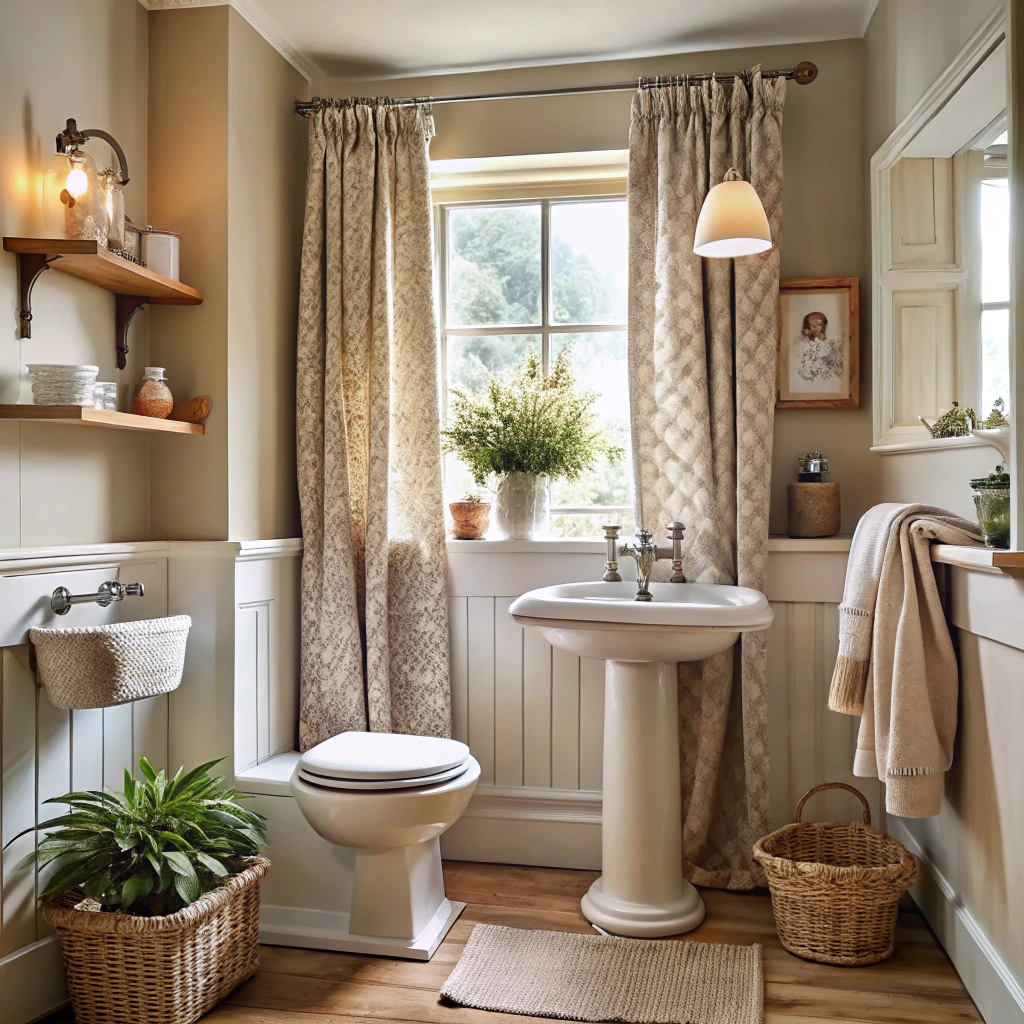 tiered eyelet curtains