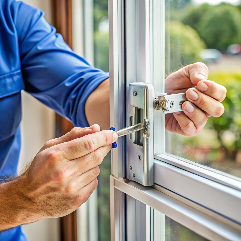 installing the new latch securely
