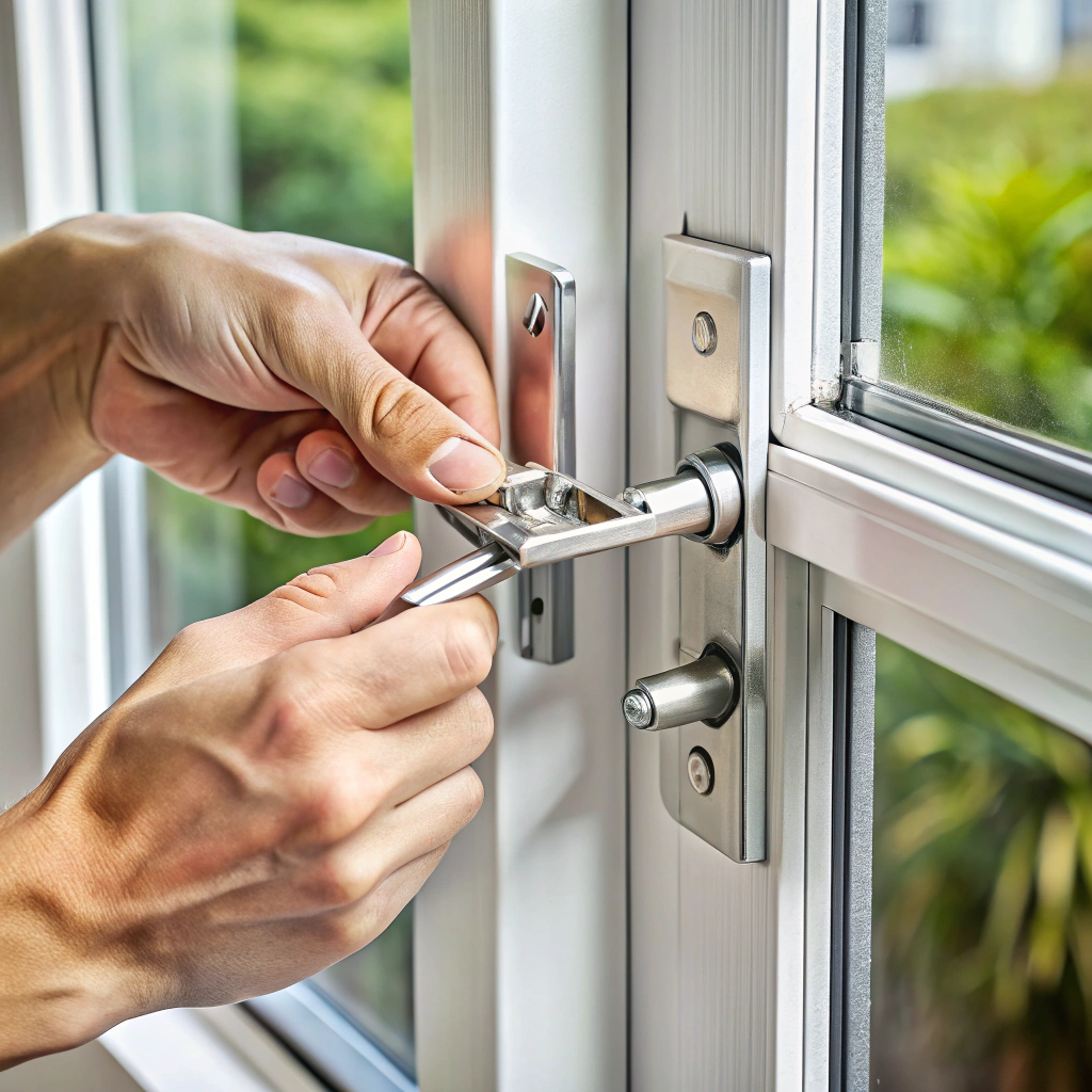 steps to safely remove the old latch
